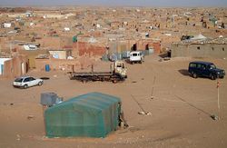 معسكر لاجئين صحراويين في تندوف