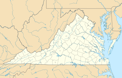 Location map USA Virginia