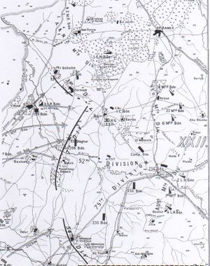 Detail of Falls Map 9 shows the EEF approaching Junction Station