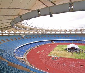 Jawaharlal Nehru Stadium , New Delhi