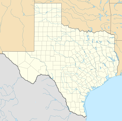 Location map USA Texas