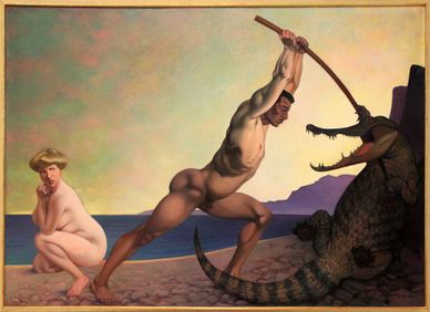 Félix Vallotton, Perseus Killing the Dragon, 1910