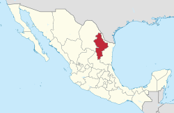 State of Nuevo León within Mexico