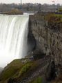 Tourist spot at the bottom of the falls