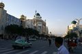 A street in Hohhot with many mosques