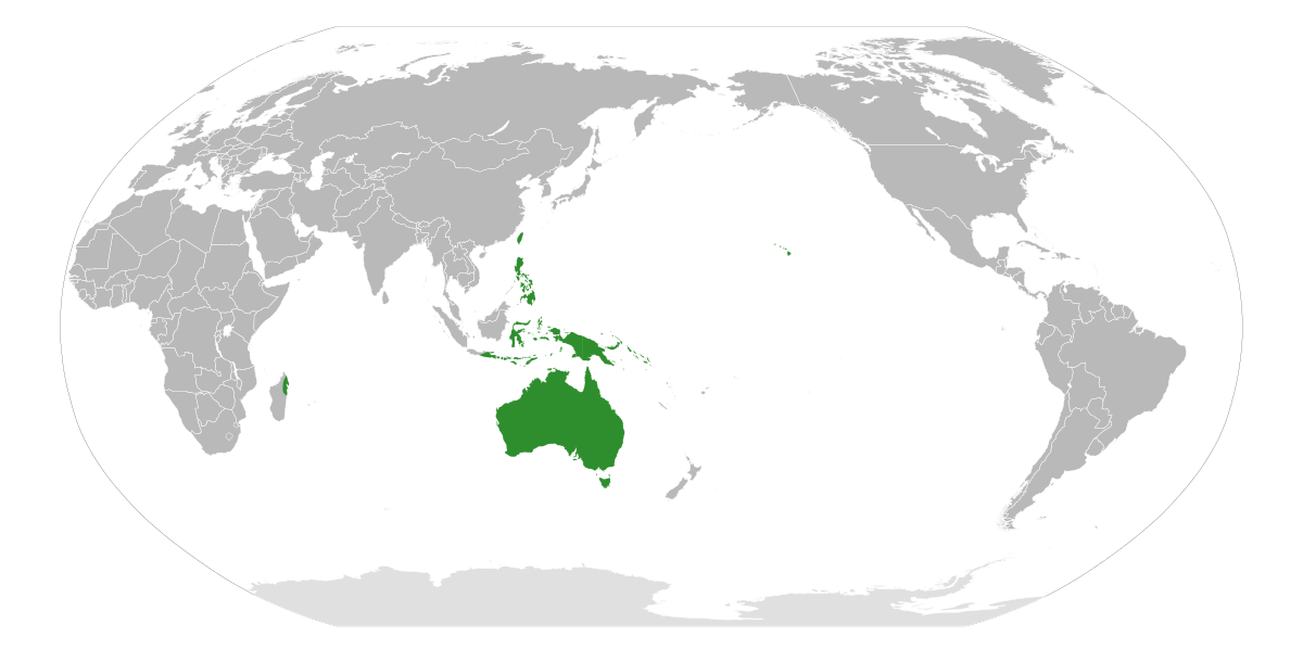 ملف:Acacia Distribution Map.svg - المعرفة