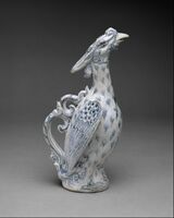 Ewer in shape of a Vietnamese phoenix, a local folk animal, 15th century. Metropolitan Museum of Art.