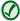 Green checkmark